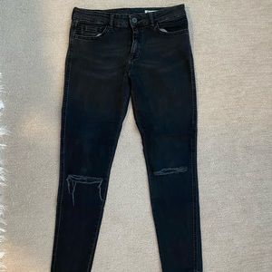 Zara mid rise skinny jean